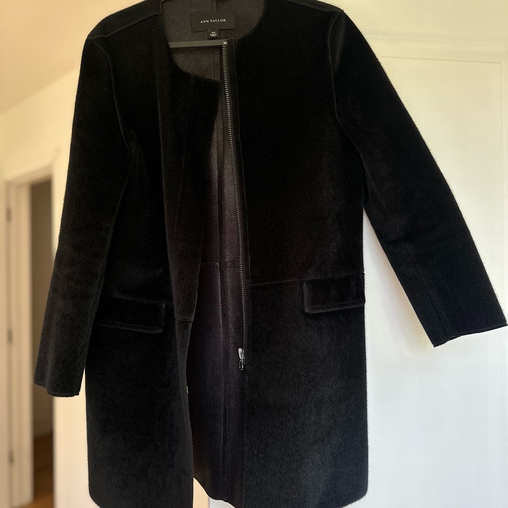 Ann Taylor Women's Elegant Faux Calf Skin Jacket